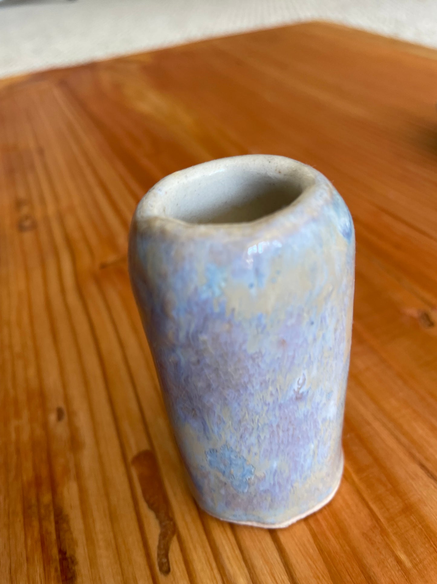 Small Crystal Glaze Bud Vase