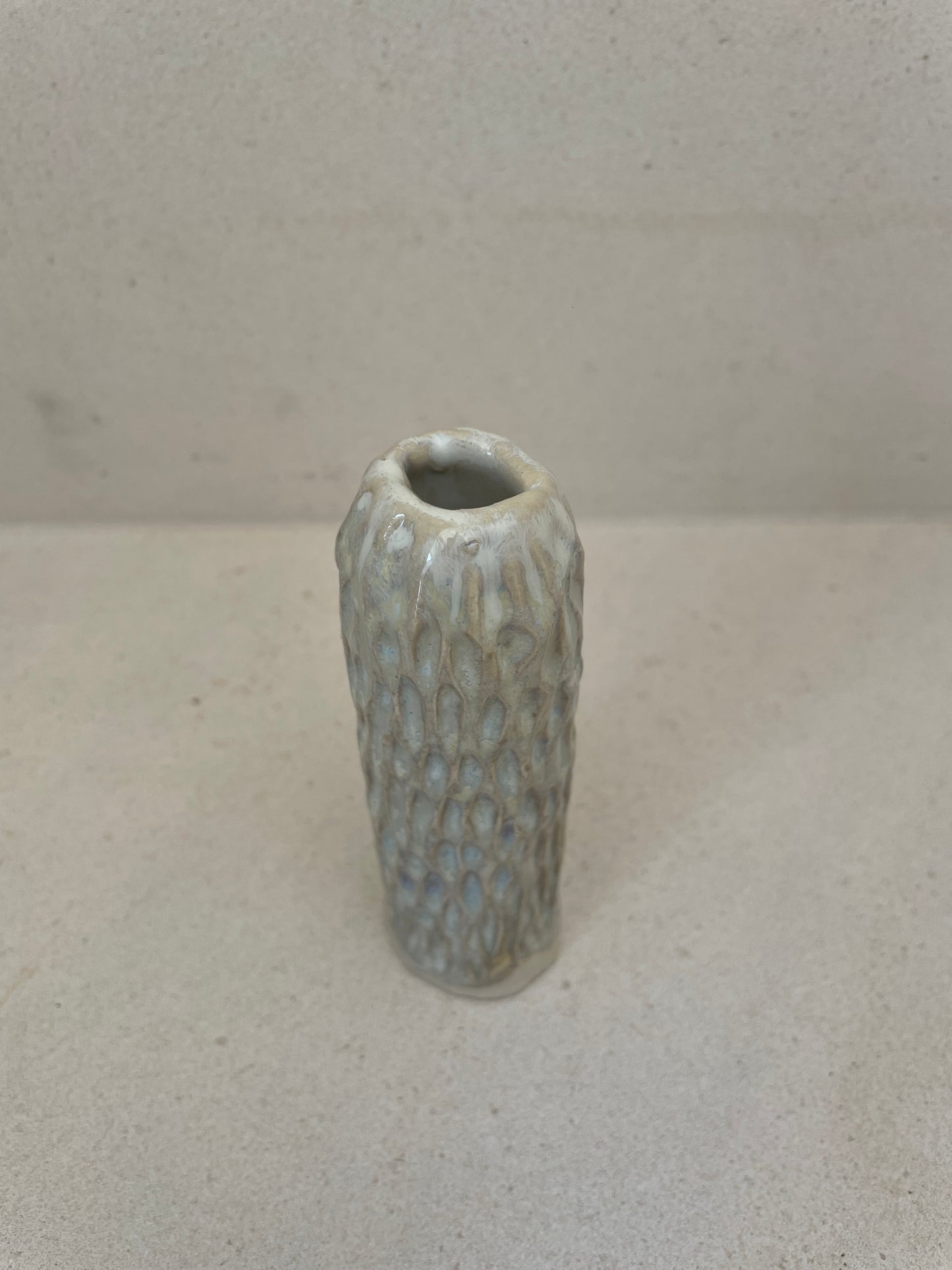Small Textured Bud Vase