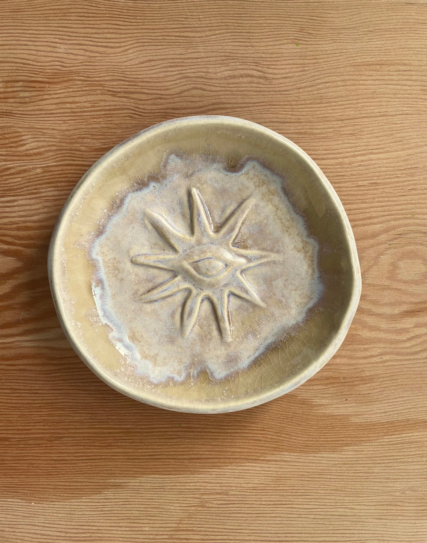 Desert Rose Crystal Dish