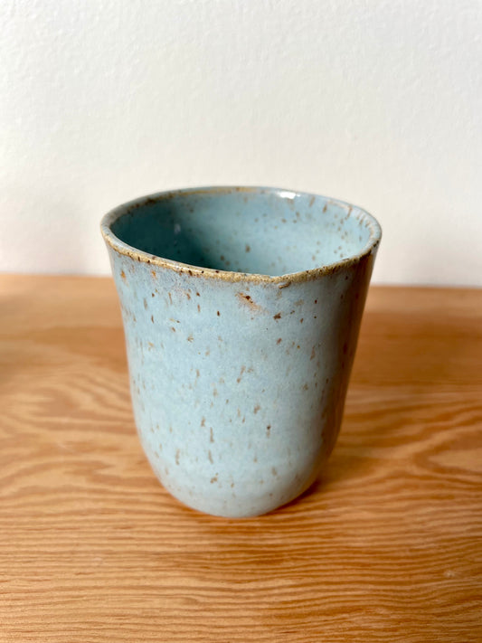 Robin's Egg Speckled Cup