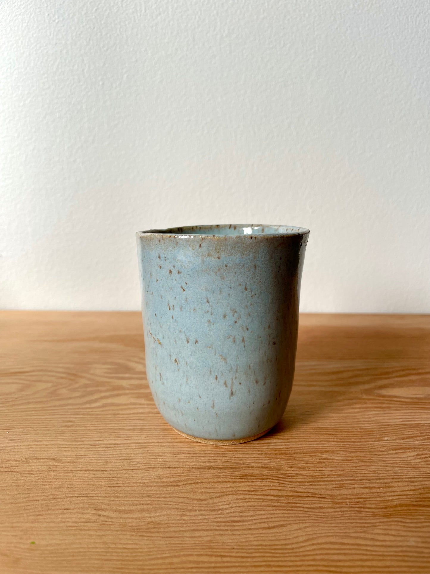 Robin's Egg Speckled Cup