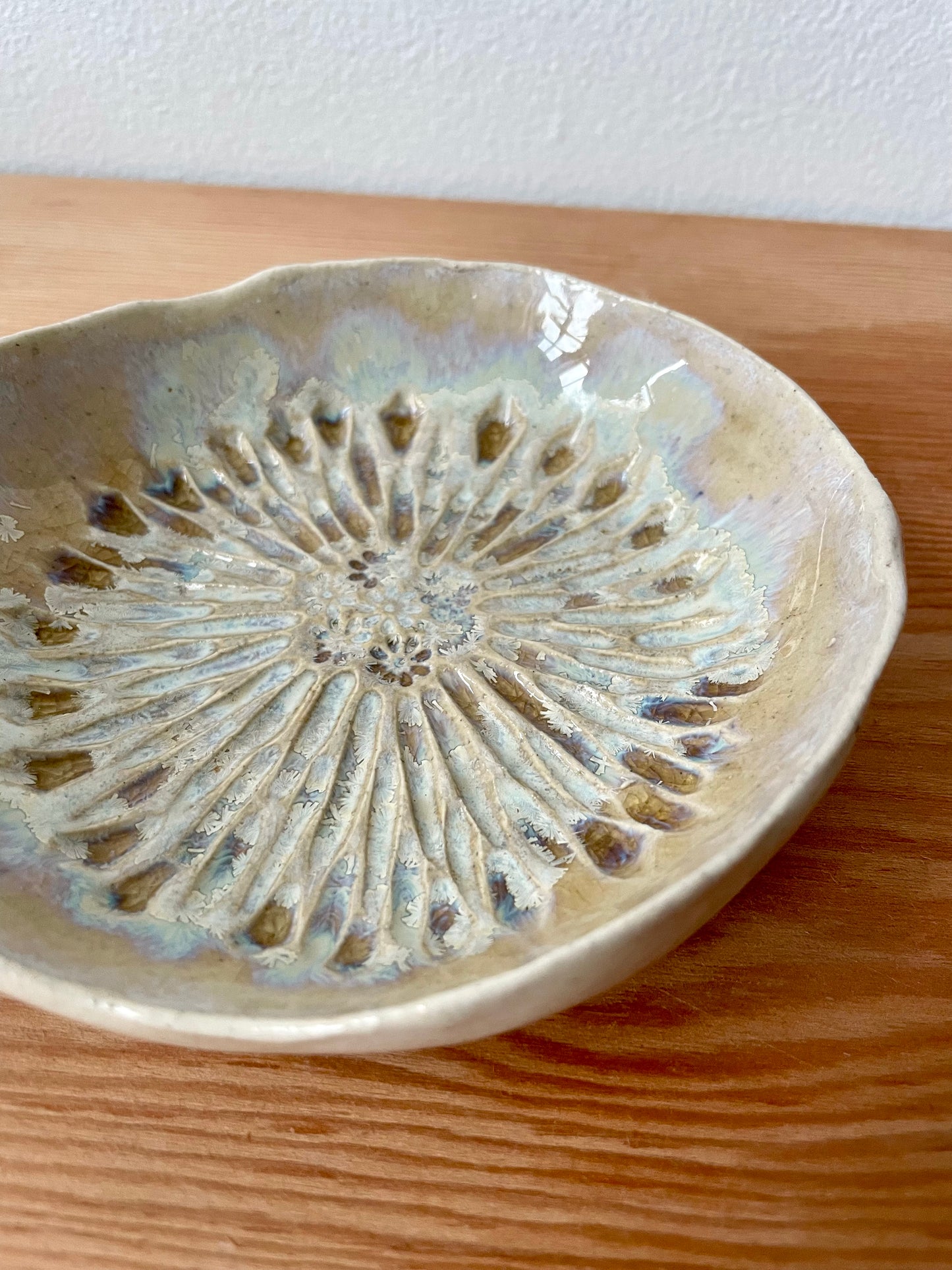 Mermaid Crystal Glaze Ritual Dish