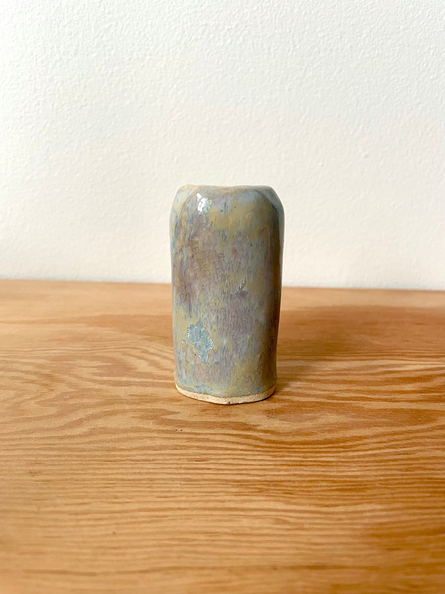 Small Crystal Glaze Bud Vase