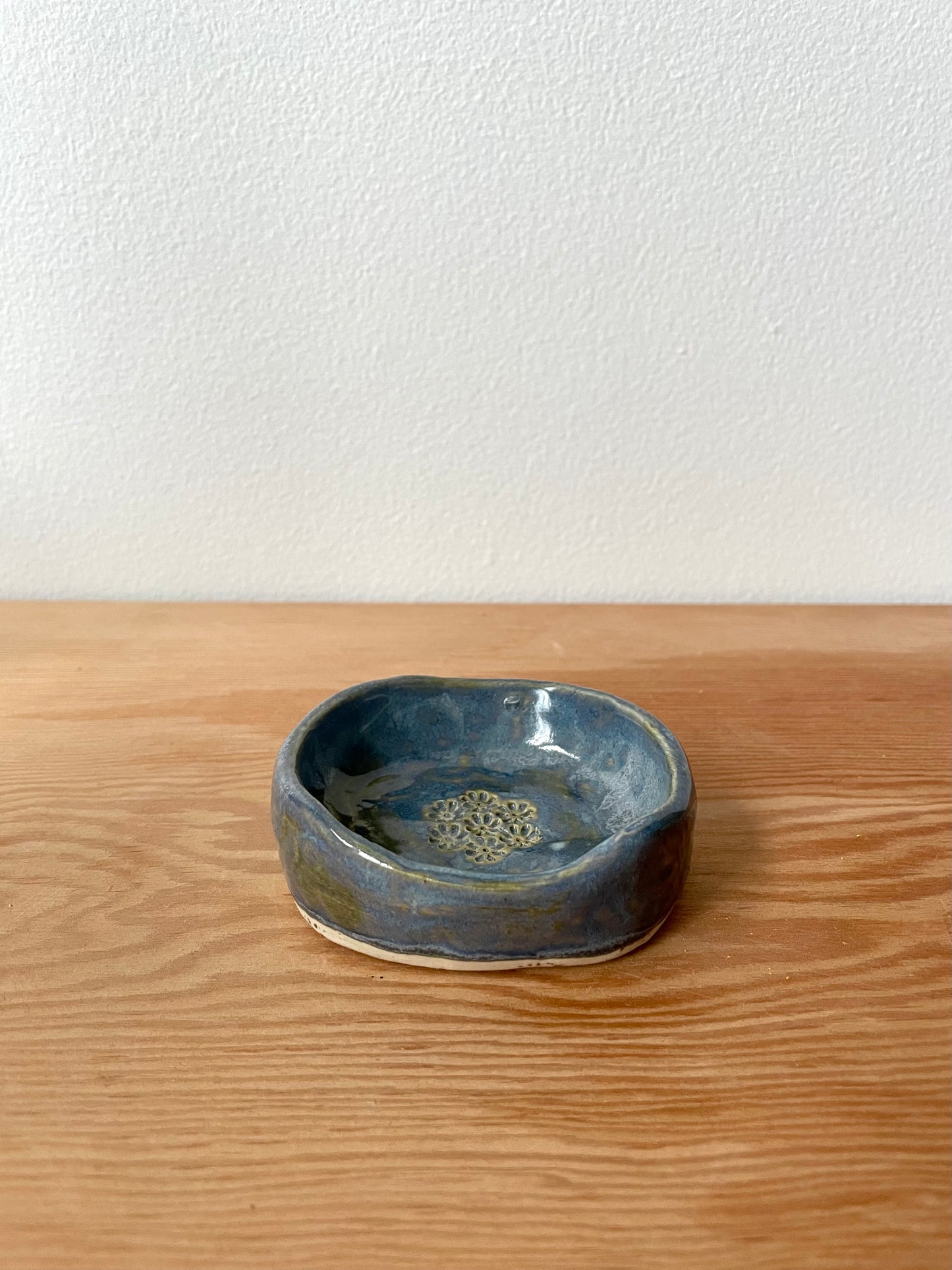 Ocean Blue Salt Cellar Dish