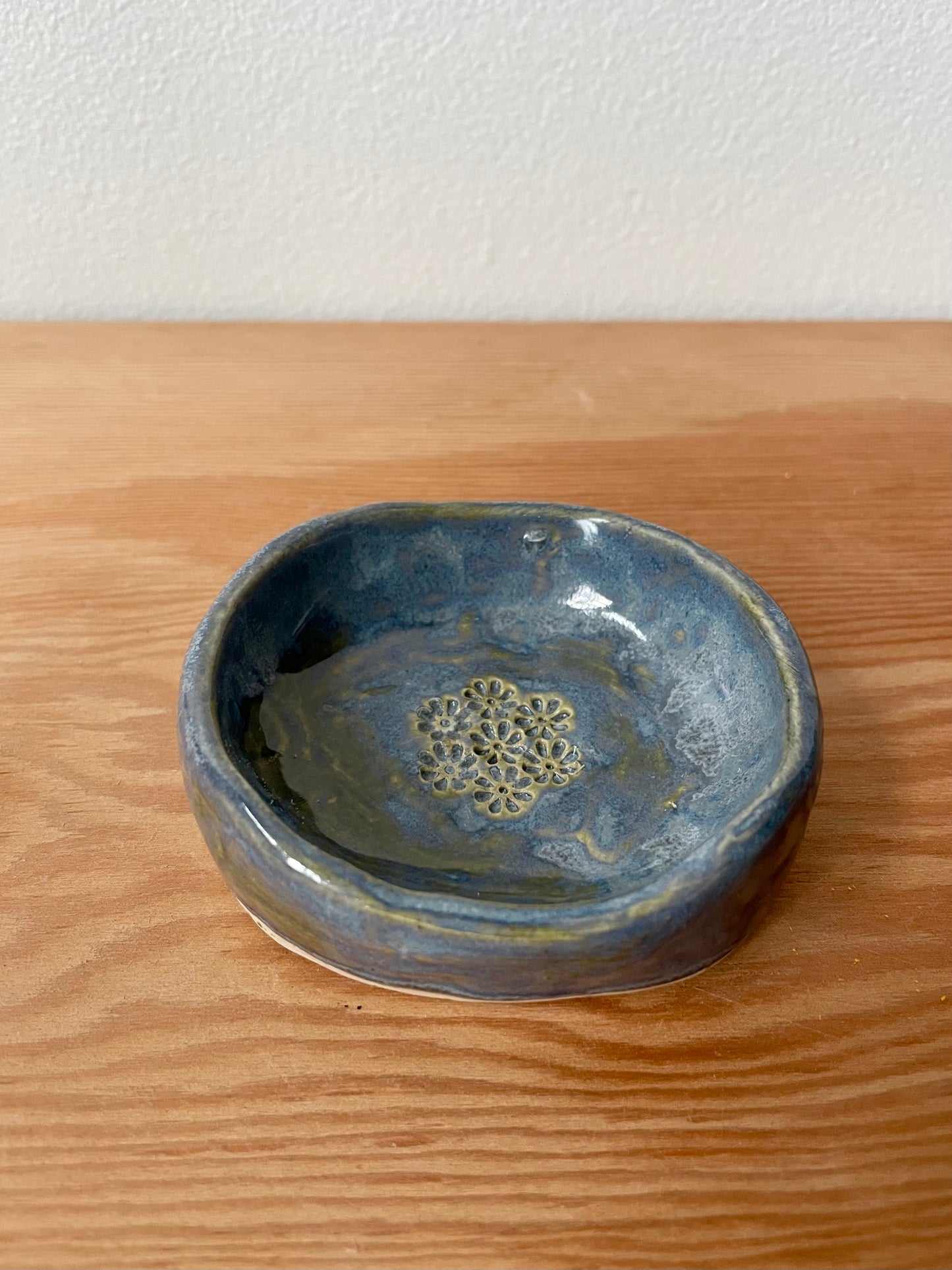 Ocean Blue Salt Cellar Dish