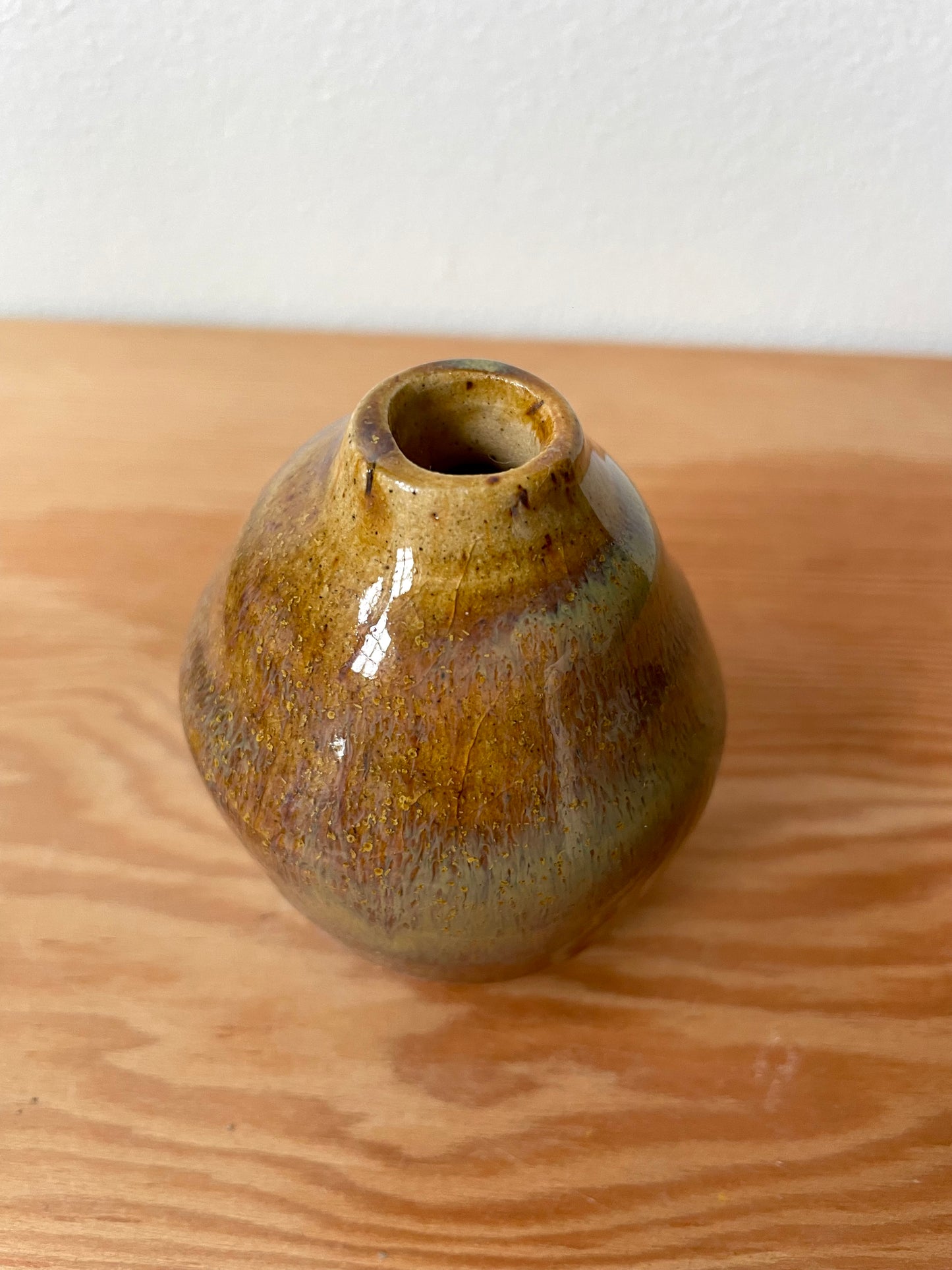 Mini Amber Bud Vase