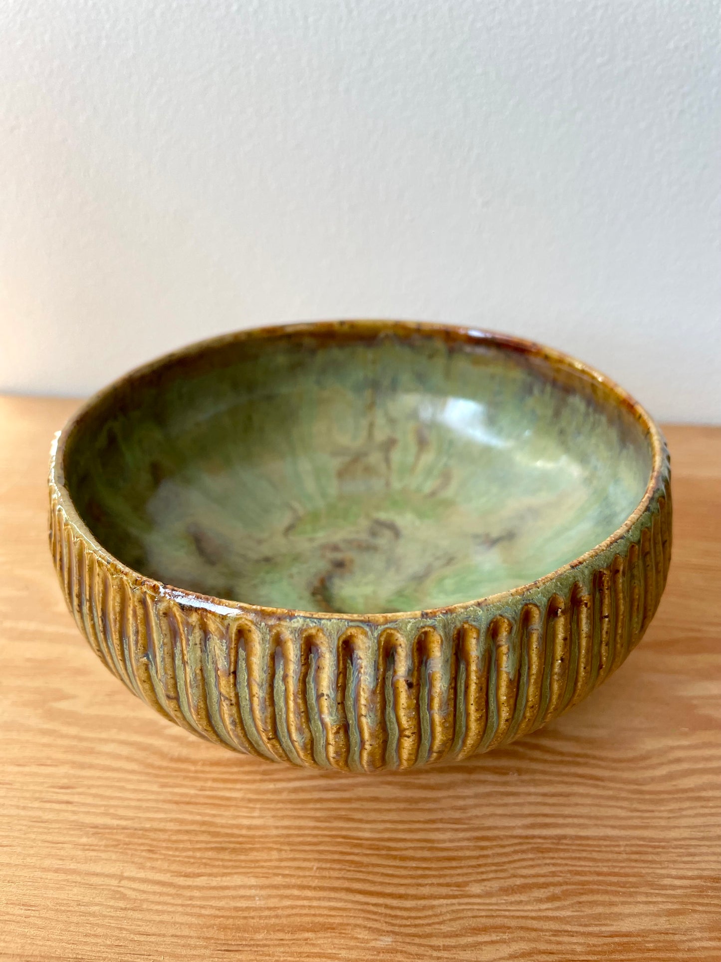 Textured Acid Glaze Bowl