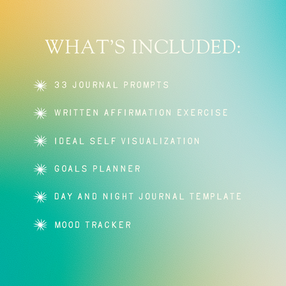 The Glow Up Journal - Mindset Journal for Inner Beauty