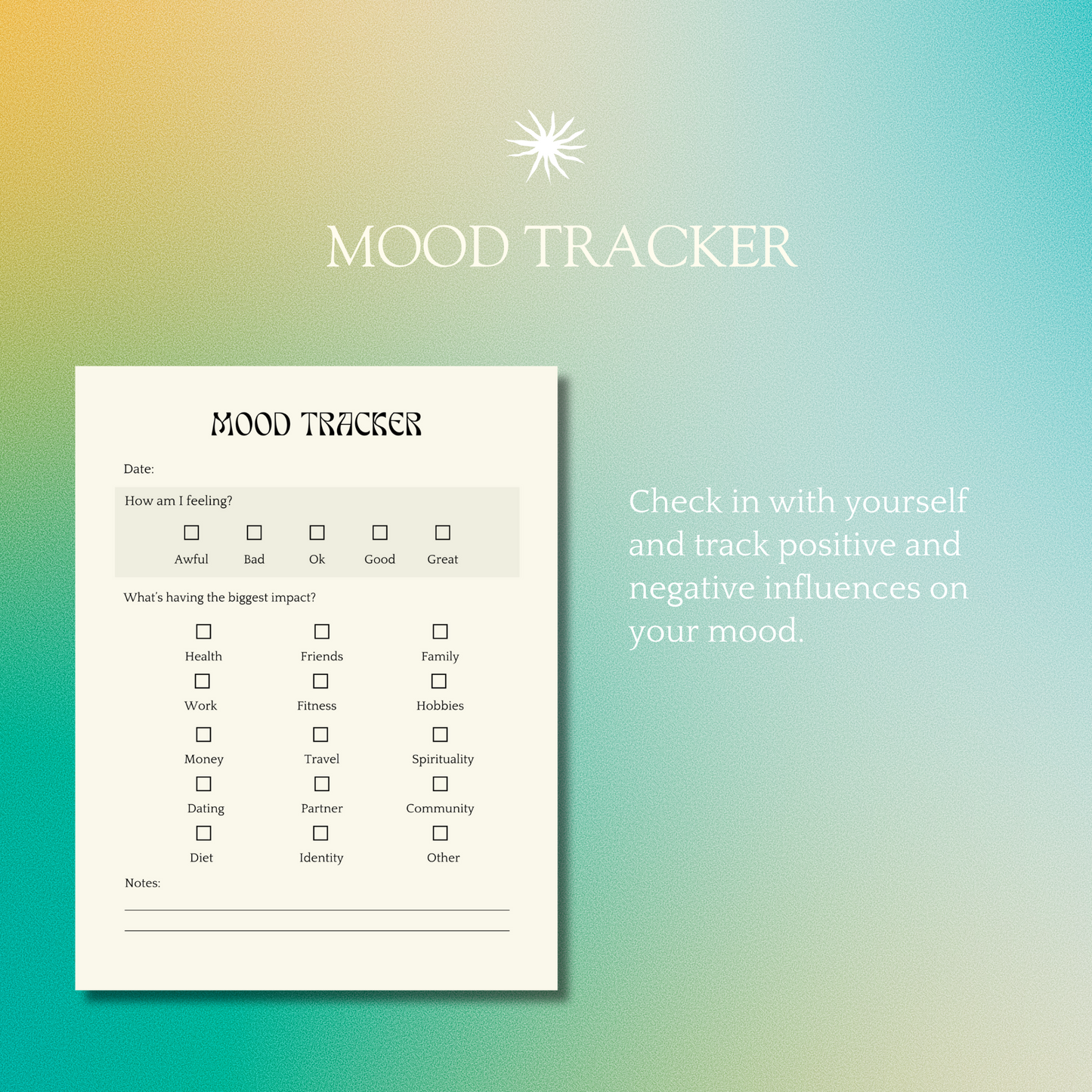 The Glow Up Journal - Mindset Journal for Inner Beauty
