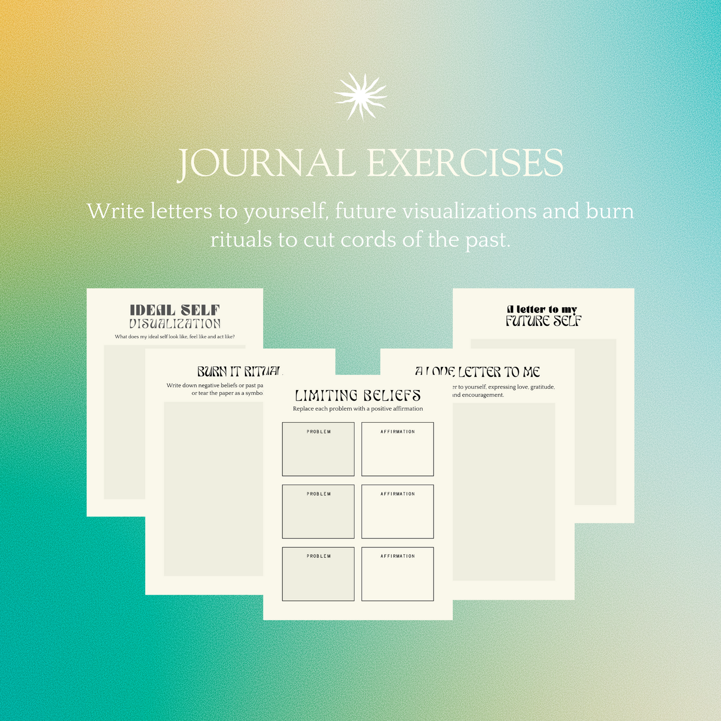 The Glow Up Journal - Mindset Journal for Inner Beauty