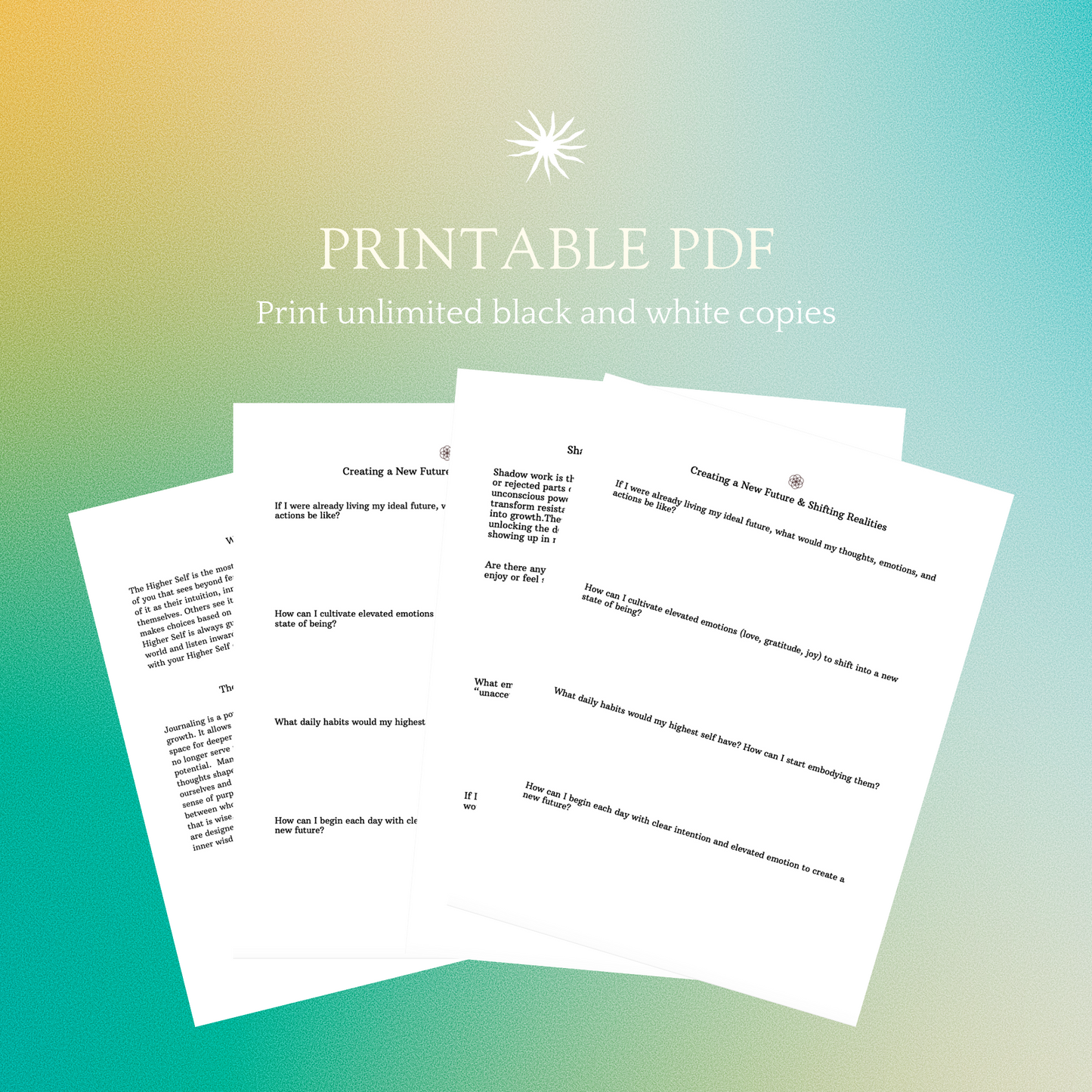 The Glow Up Journal - Mindset Journal for Inner Beauty