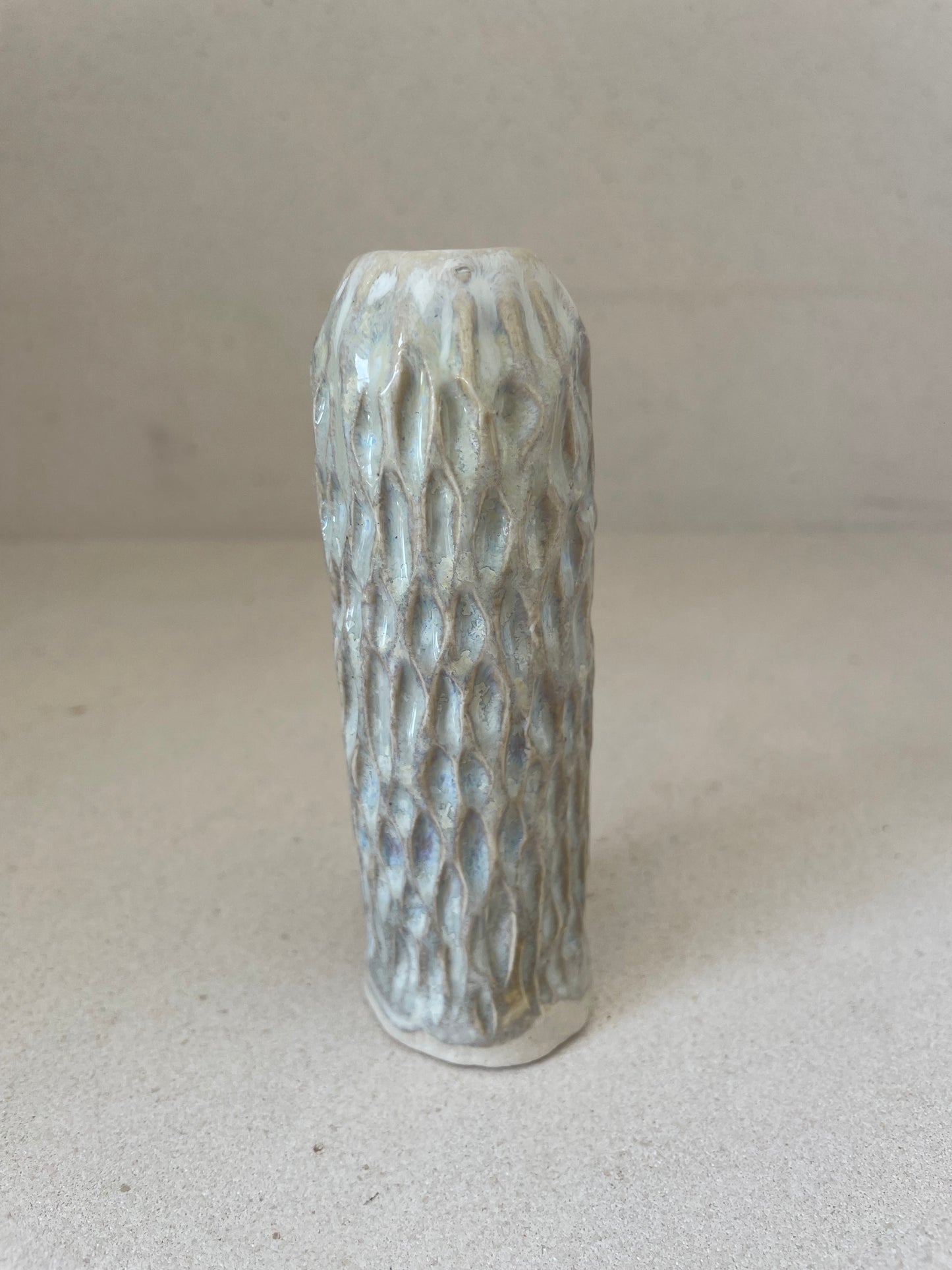 Small Textured Bud Vase
