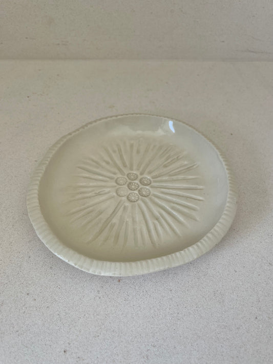 Small Geometric Sunburst Plate
