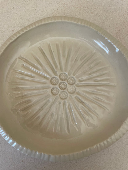 Small Geometric Sunburst Plate