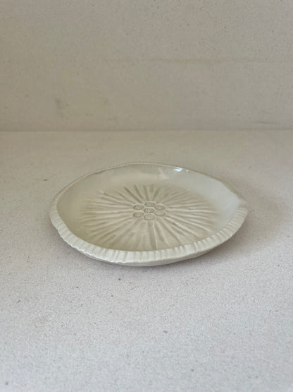 Small Geometric Sunburst Plate