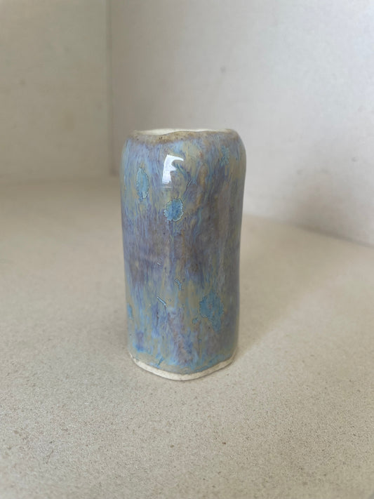 Small Crystal Glaze Bud Vase
