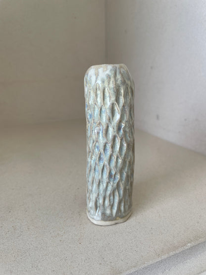 Small Textured Bud Vase