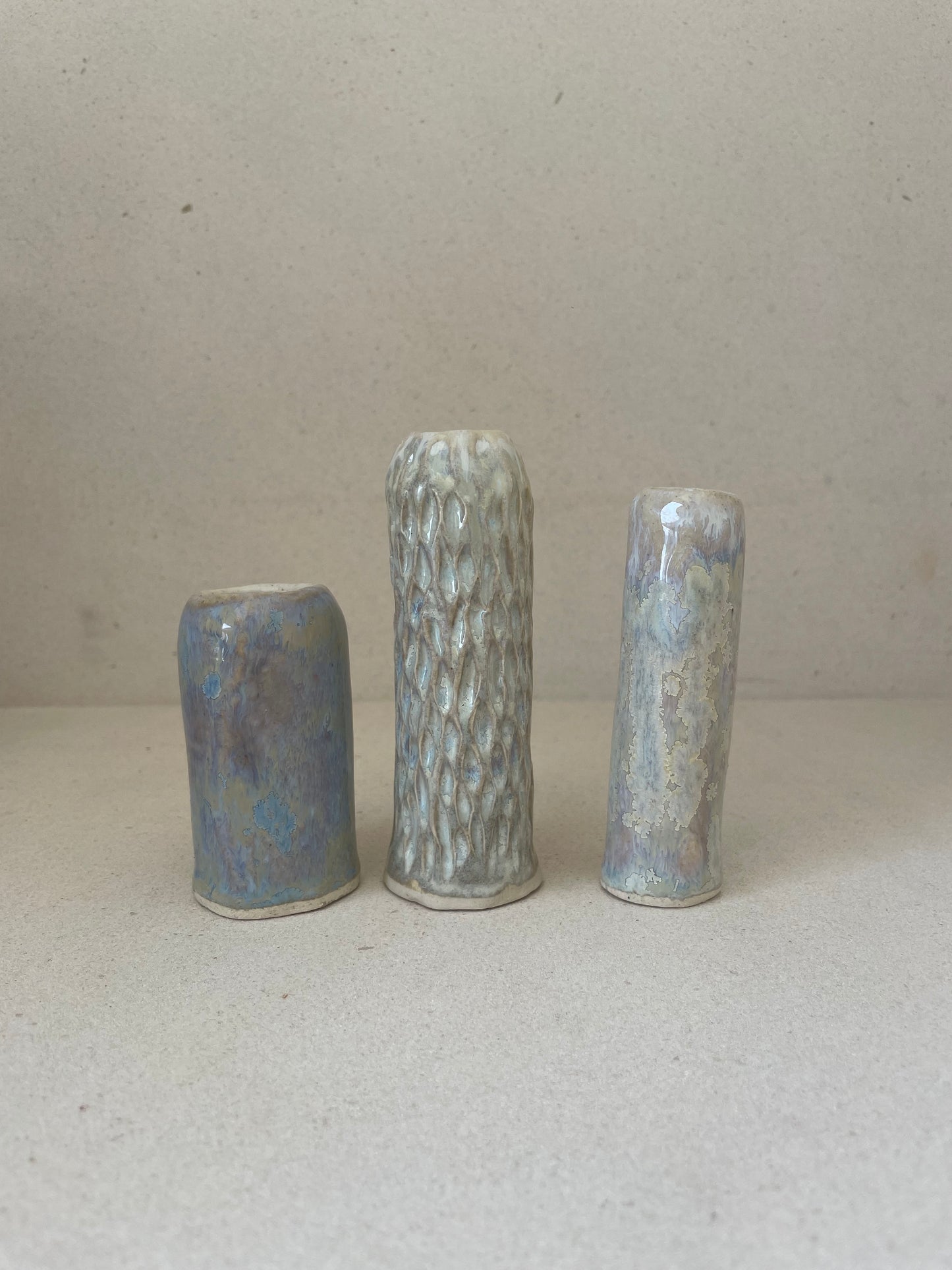 Small Textured Bud Vase