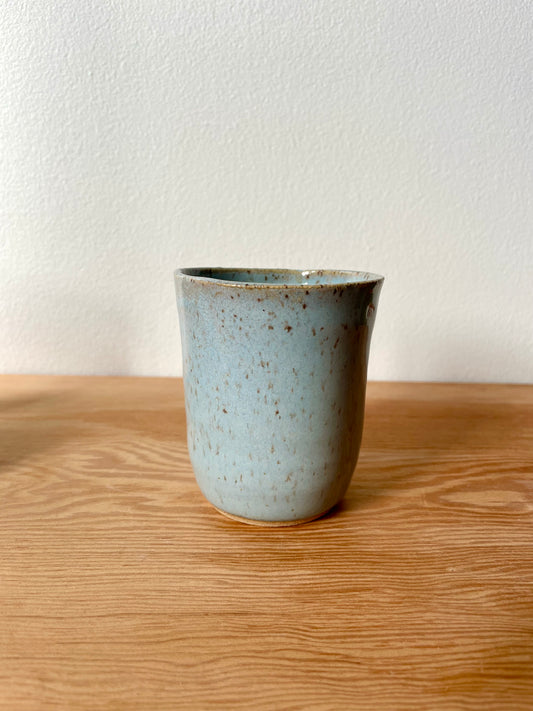 Robin's Egg Speckled Cup