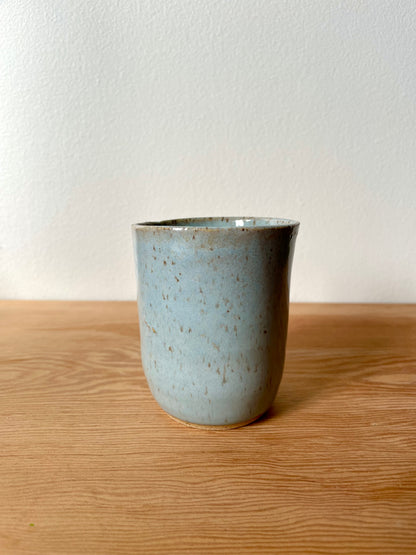 Robin's Egg Speckled Cup