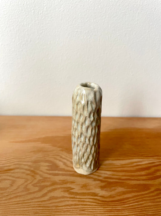 Small Textured Bud Vase