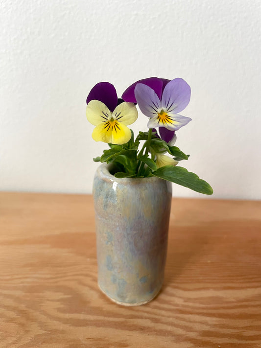 Small Crystal Glaze Bud Vase