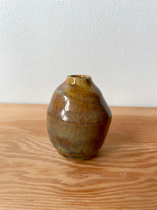 Mini Amber Bud Vase