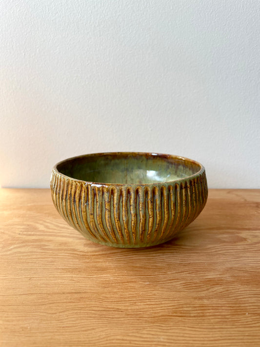 Textured Acid Glaze Bowl