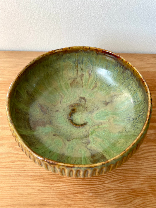 Textured Acid Glaze Bowl